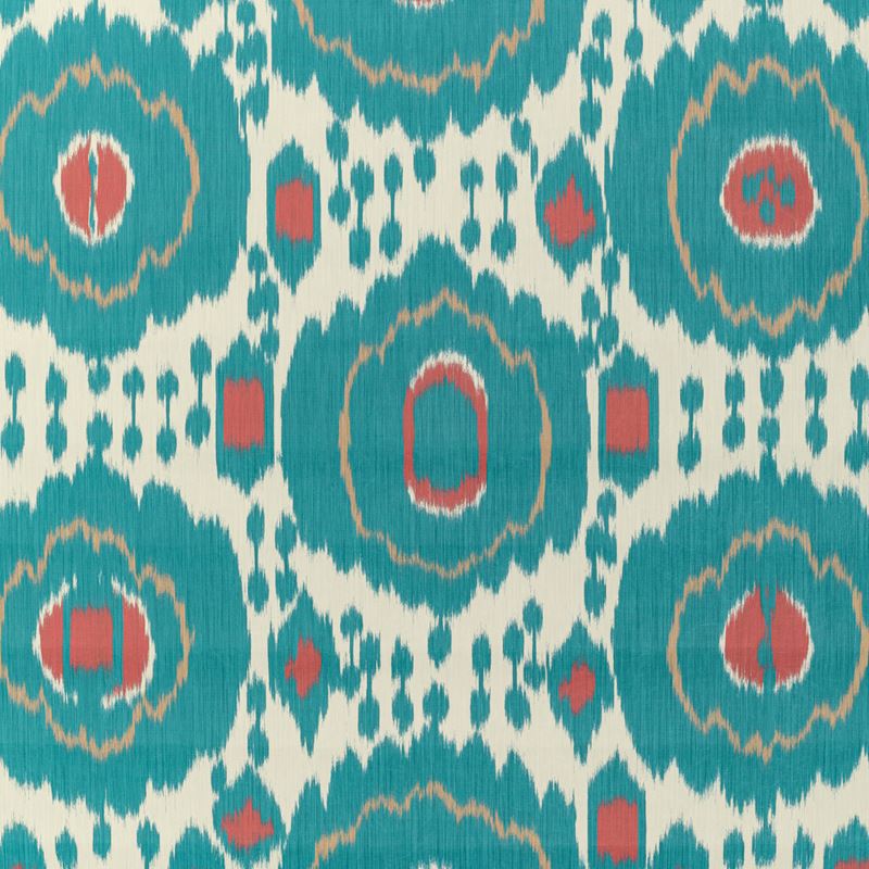Sample P8020114.3519.0 Mayenne, Aqua by Brunschwig and Fils Wallpaper