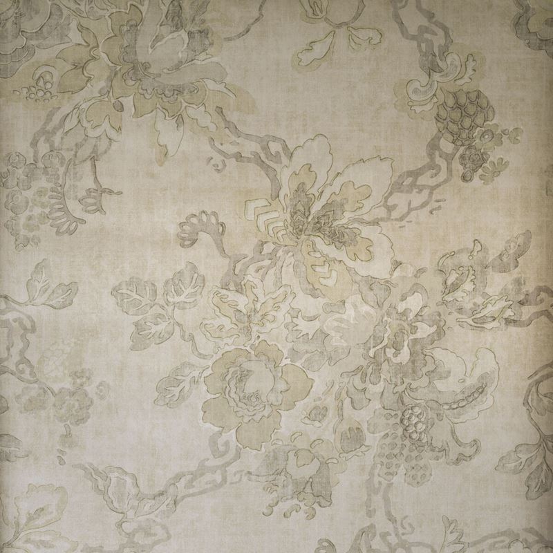Sample PBFC-3513.11.0 Parnham Ii Grey Damask Lee Jofa Wallpaper