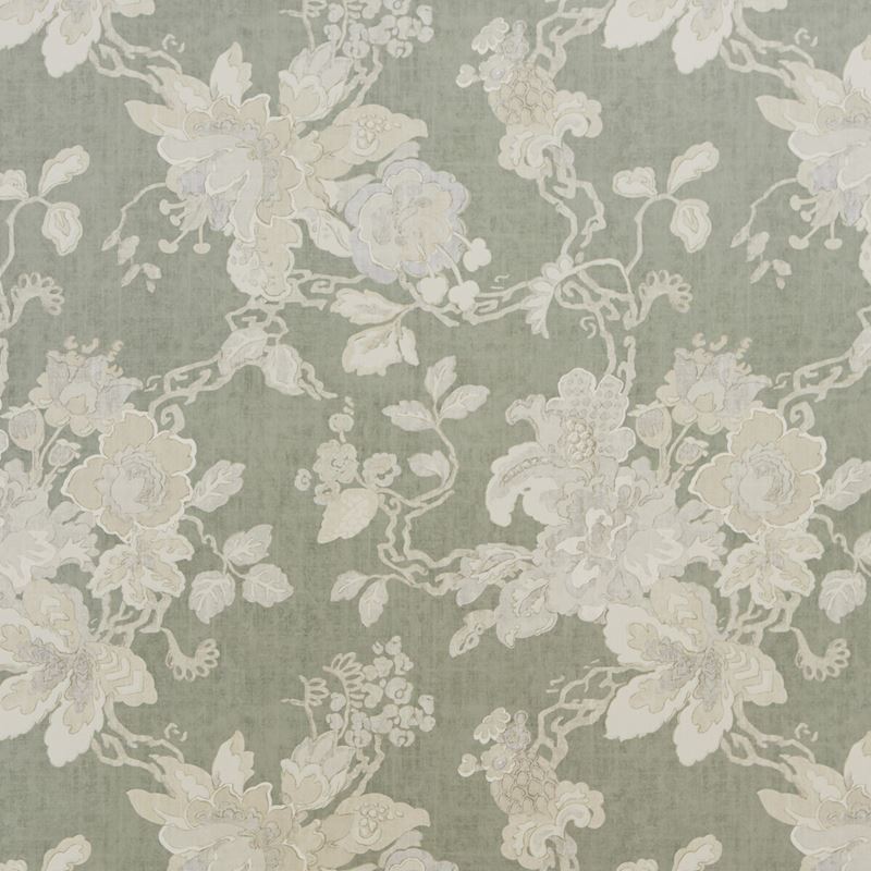 Sample PBFC-3513.1611.0 Parnham Ii Grey Damask Lee Jofa Wallpaper