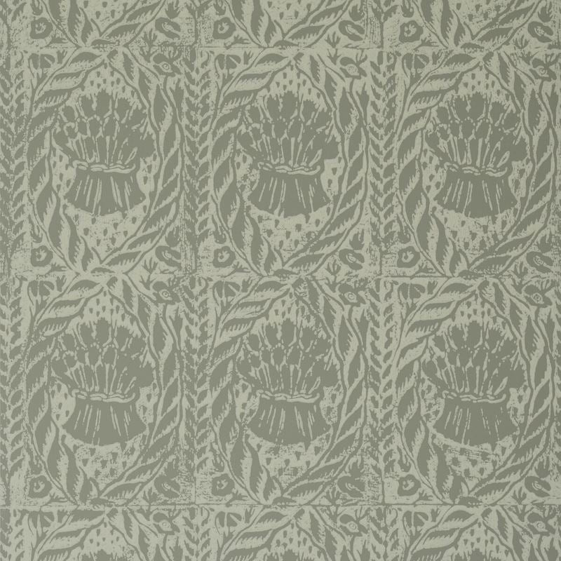 Sample PBFC-3516.11.0 Cornstooks Wp Grey Botanical Lee Jofa Wallpaper