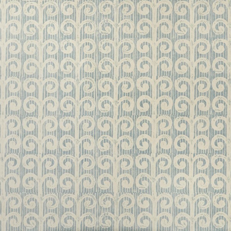 Sample PBFC-3525.15.0 Fern Wp Blue Modern Lee Jofa Wallpaper