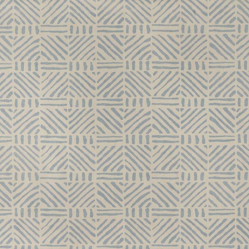 Sample PBFC-3526.15.0 Linwood Wp Blue Geometric Lee Jofa Wallpaper