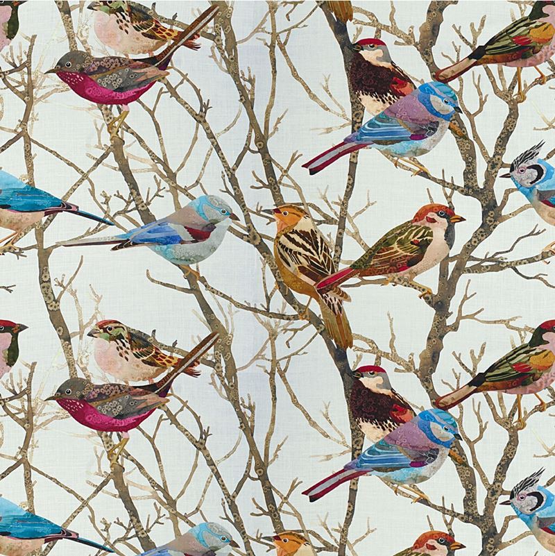 Sample SPARROWS2.916.0 Beige Multipurpose Animal Insects Fabric by Kravet Couture