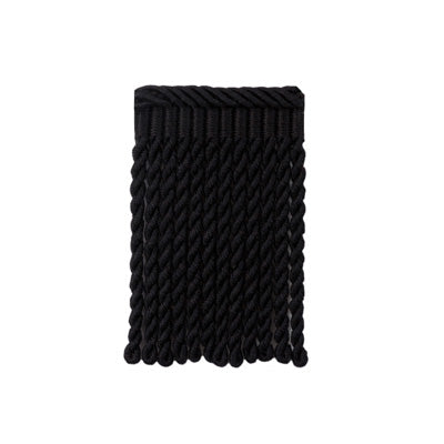 Sample T8012106-8 Coeur Bullion-S Black Brunschwig and Fils Fabric