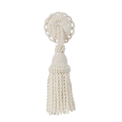 Sample T8012110-16 Coeur Tassel-Ro Cream Brunschwig and Fils Fabric