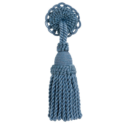 Sample T8012110-5 Coeur Tassel-Ro Canton Blue Brunschwig and Fils Fabric