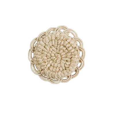 Sample T8012113-1616 Coeur Rosette Stone Brunschwig and Fils Fabric