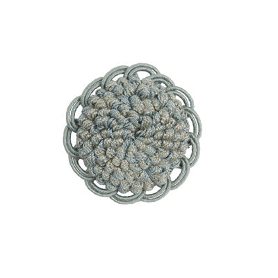 Sample T8012113-515 Coeur Rosette Azure Brunschwig and Fils Fabric