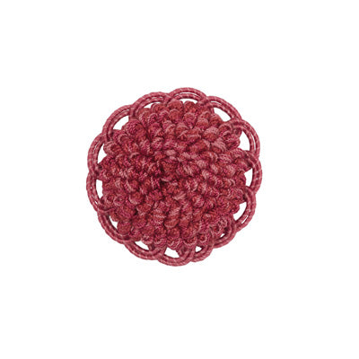 Sample T8012113-717 Coeur Rosette Raspberry Brunschwig and Fils Fabric