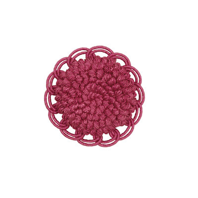 Sample T8012113-77 Coeur Rosette Fuchsia Brunschwig and Fils Fabric
