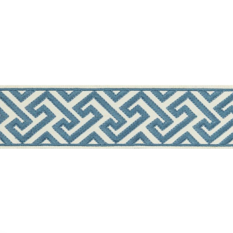 Sample T8019100-5 Sanchi Tape Delft Brunschwig and Fils Fabric