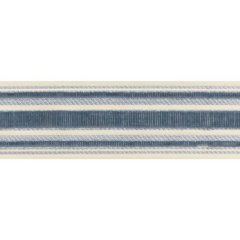 Sample T8019101-5 Canton Tape Blue Brunschwig and Fils Fabric