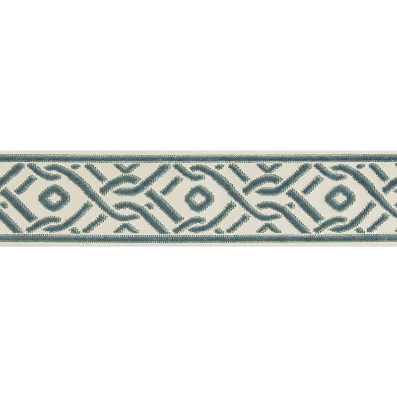 Sample T8019102-13 Pailou Tape Teal Brunschwig and Fils Fabric