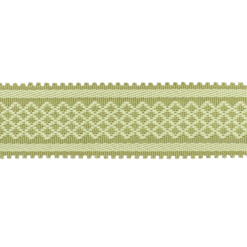 Sample T8020102.3.0 Bastille Braid Green Brunschwig and Fils Fabric