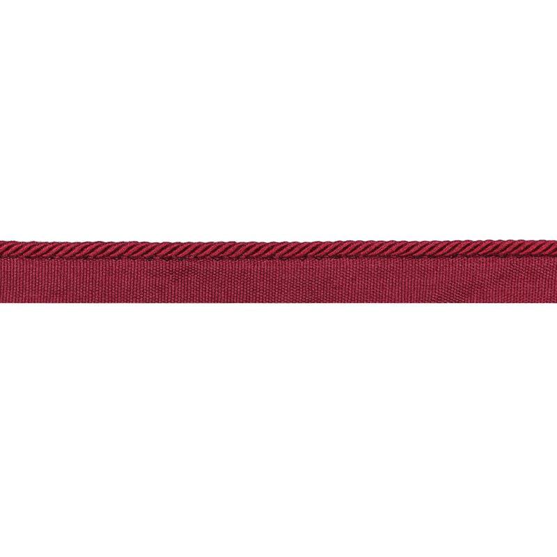 Sample T8020105.197.0 Picardy Cord Red Brunschwig and Fils Fabric