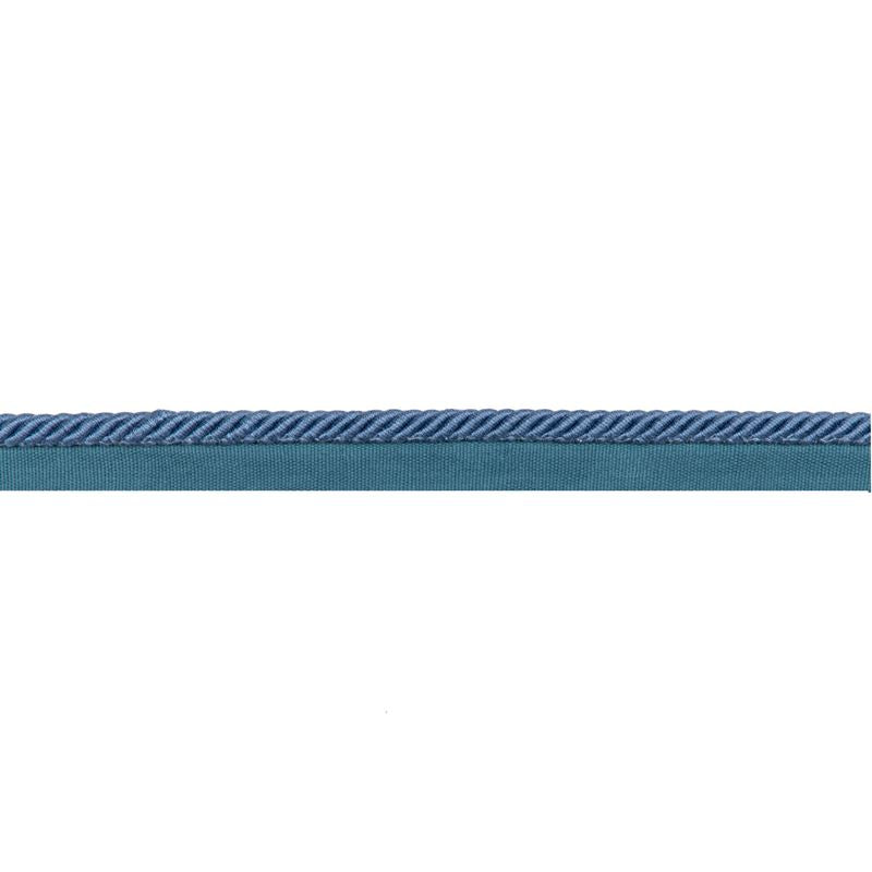 Sample T8020106.5.0 Barodet Cord Blue Brunschwig and Fils Fabric