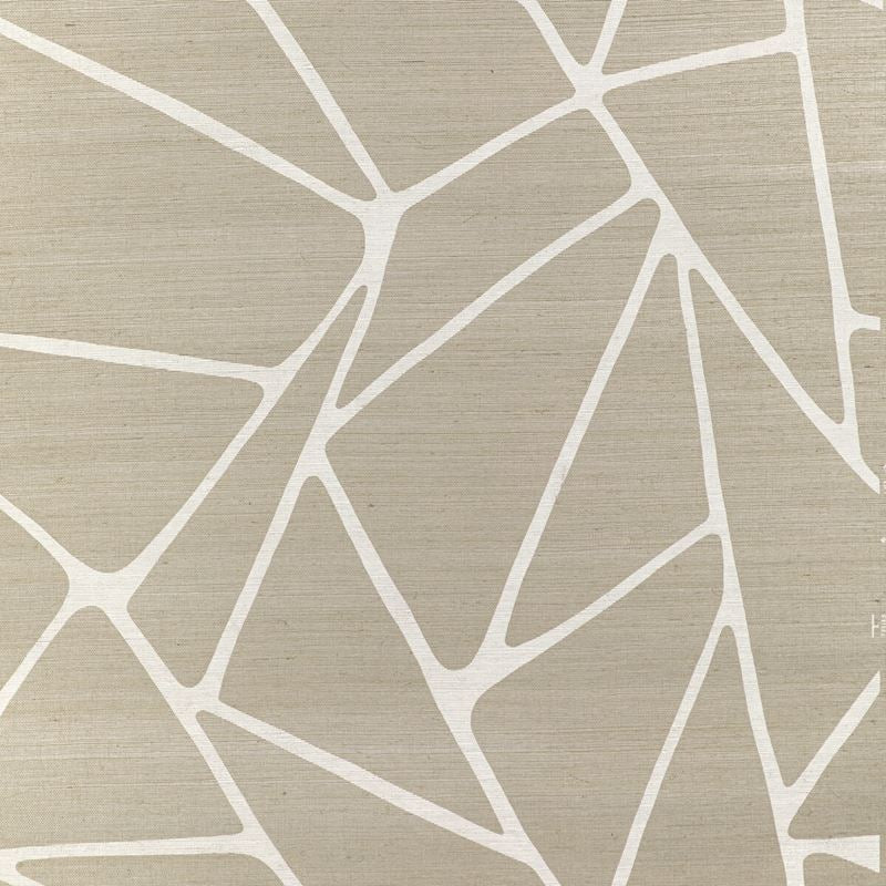Sample W3400.106.0 To The Point, Ivoire by Kravet Couture Wallpaper