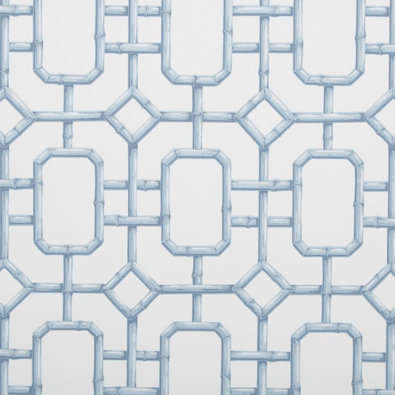 Sample W3404.15.0 Bambu Fret, Ciel by Kravet Couture Wallpaper