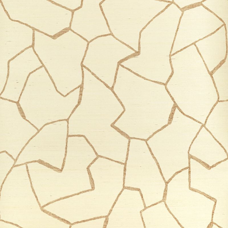 Sample W3573.4.0 Kravet Couture W-Bark Cloth-Gold, by Kravet Couture Wallpaper