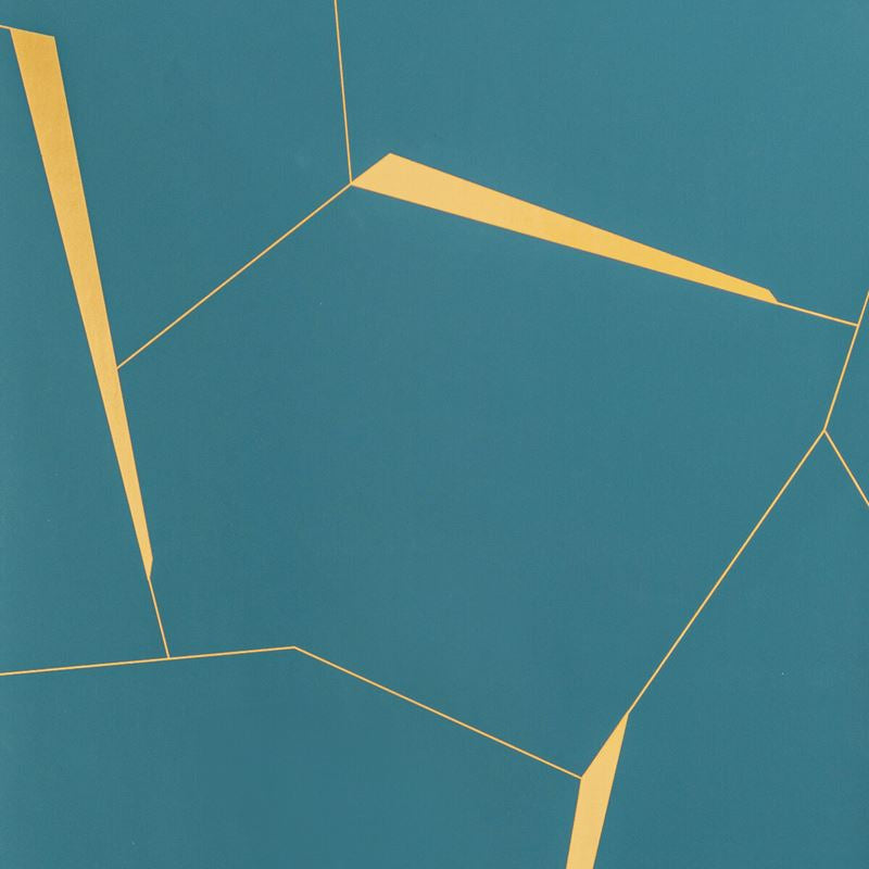 Sample W3575.35.0 Divergent, Teal by Kravet Couture Wallpaper
