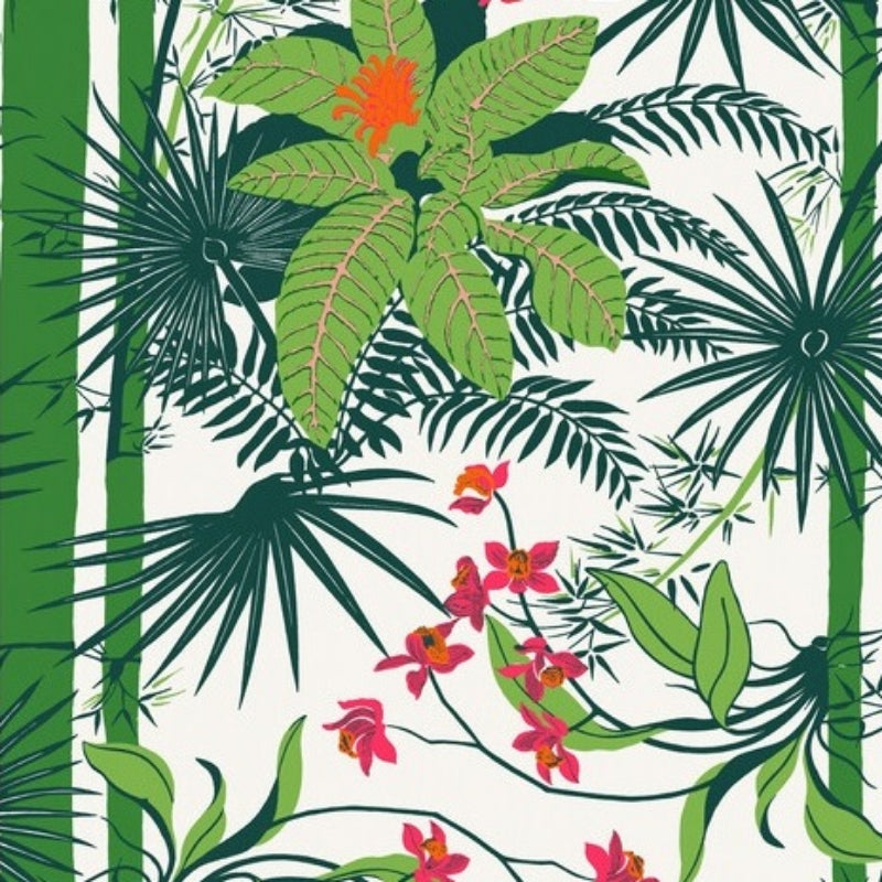 Sample W3580.319.0 Orquidea, Tropic by Kravet Couture Wallpaper