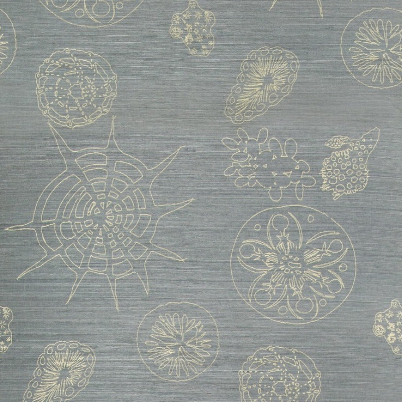 Sample W3584.311.0 Telescopic G, Surf / Sand by Kravet Couture Wallpaper