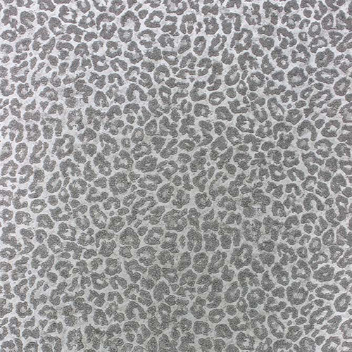 Looking W6758-02 Osborne and Little Wallpaper Pardus Charcoal-Metallic Silver W6758-02 Wallpaper