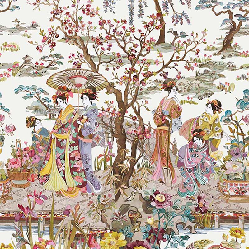 Looking W7024-03 Enchanted Gardens Osborne and Little Wallpaper