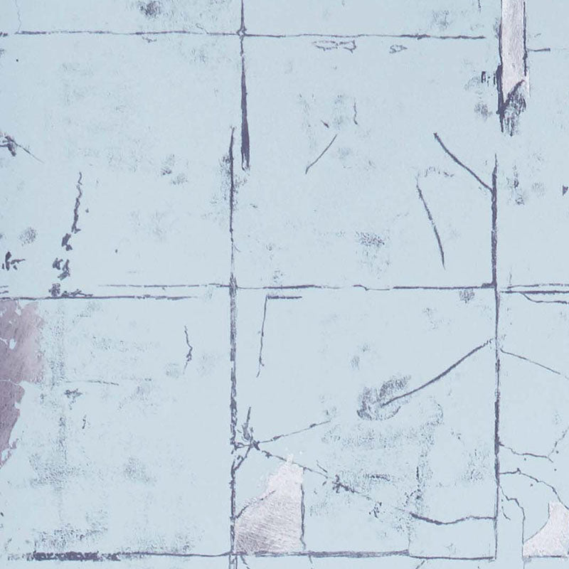 Purchase Sample - W7332-02 Folium Faenza Tile Blue Osborne & Little Wallpaper