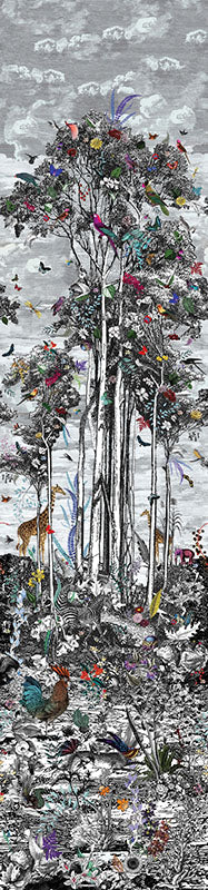 Purchase SKU W7340-01 pattern name & colorFolium Animal Glade Multi Coloured Osborne & Little Wallpaper