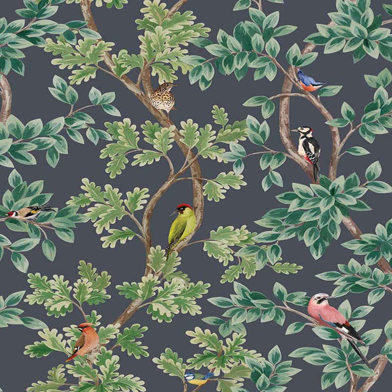 Purchase SKU W7450-01 pattern name & colorMansfield Park Netherfield Midnight Osborne & Little Wallpaper