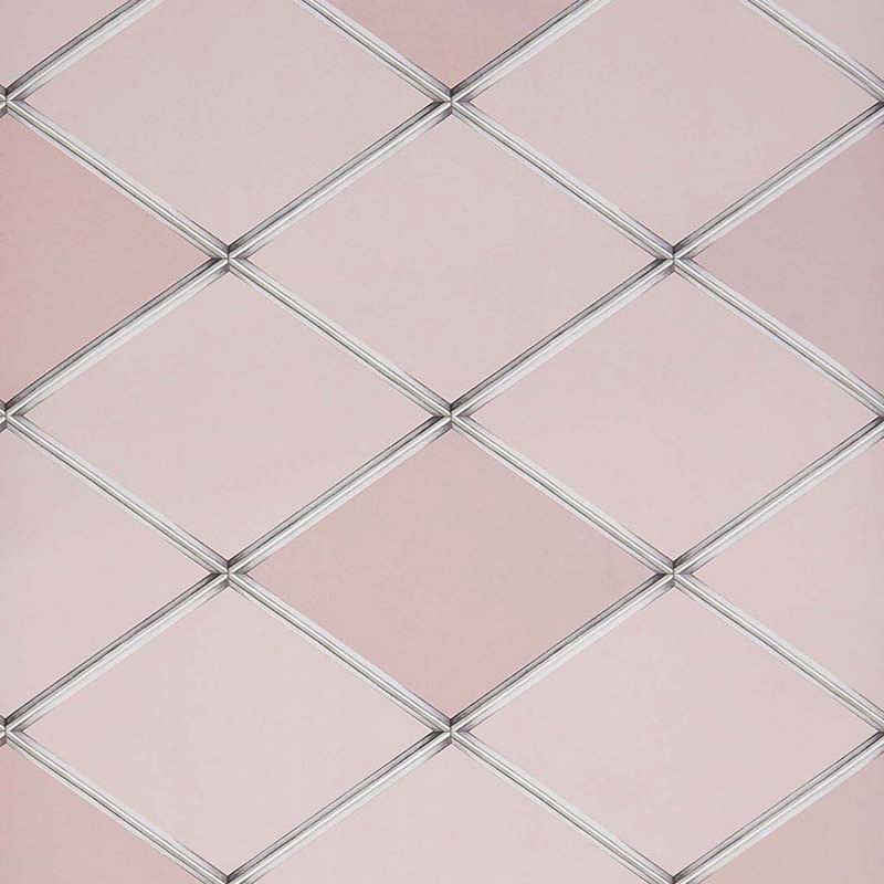 Purchase Sample - W7451-04 Mansfield Park Palm House Trellis Blush Osborne & Little Wallpaper