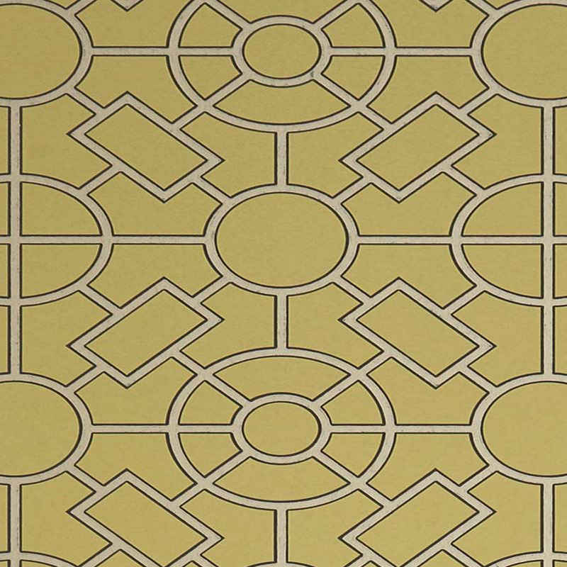 Purchase Sample - W7455-01 Mansfield Park Knot Garden Ochre/Gold Osborne & Little Wallpaper