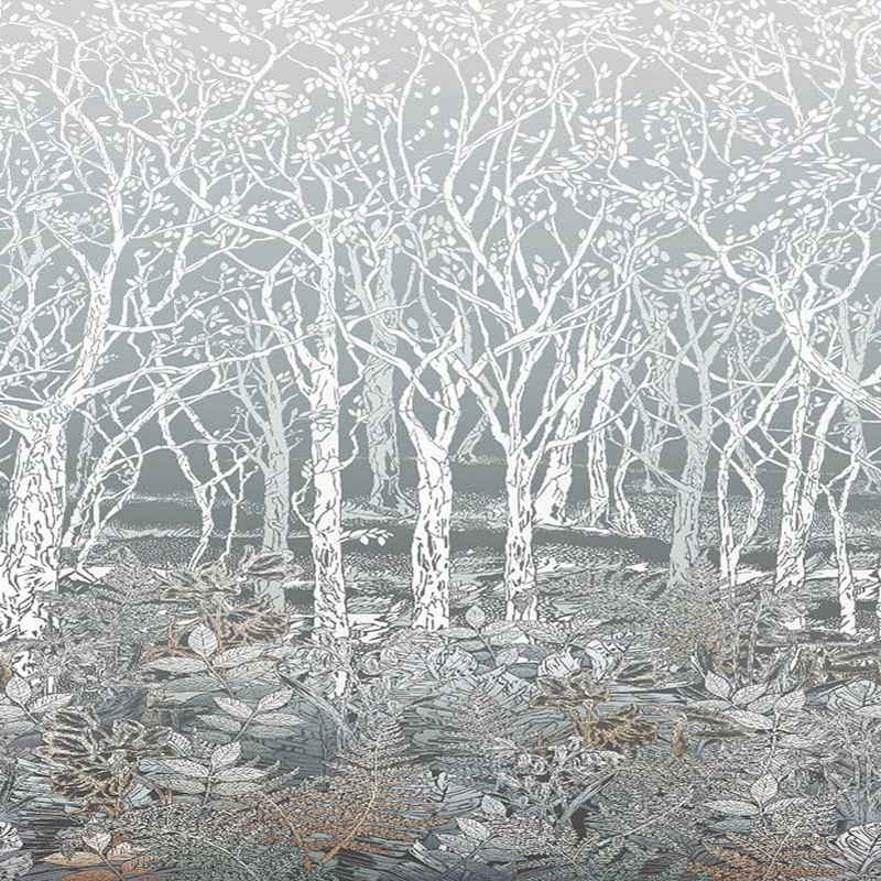 Purchase Sample - W7457-02 Mansfield Park Sylvania Silver Osborne & Little Wallpaper