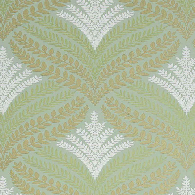 Purchase Sample - W7460-02 Mansfield Park Sotherton Sage/Gold Osborne & Little Wallpaper
