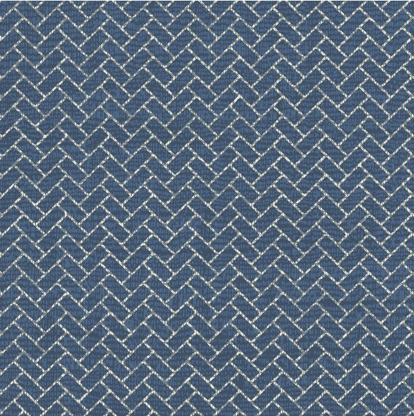 Sample WBP10212.WT.0 Haberdashy Indigo Geometric Winfield Thybony Wallpaper