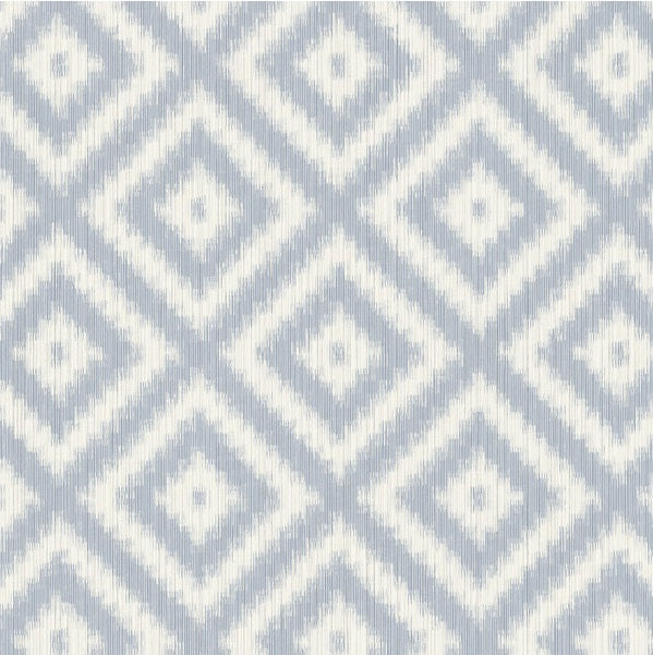 Sample WBP10812.WT.0 Ikat Diamond Serenity Diamond Winfield Thybony Wallpaper