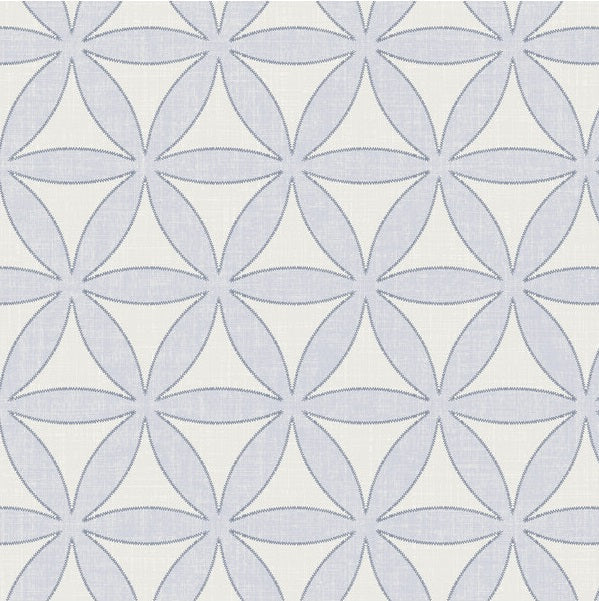 Sample WBP11302.WT.0 Bohemian Rhapsody Serenity Geometric Winfield Thybony Wallpaper
