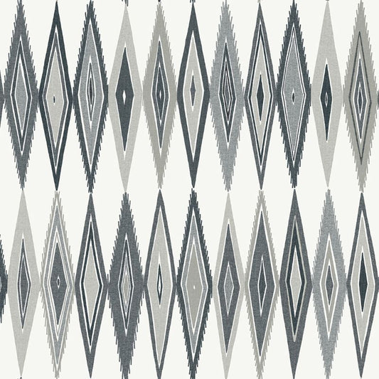 Purchase Wtk20000.Wt.0 Bowfin, Grey Geometric - Winfield Thybony Wallpaper