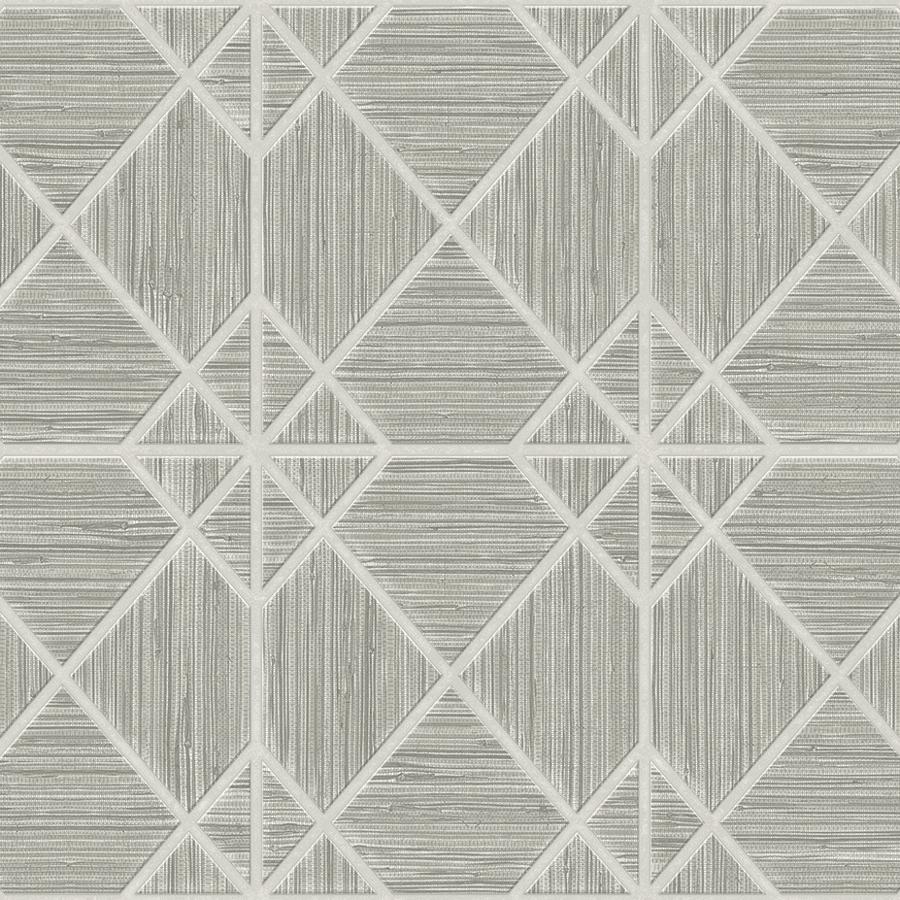 Sample - Wtk20608P-Wt | Midway Ave, Grey Geometric - Winfield Thybony Wallpaper - Wtk20608P.Wt.0