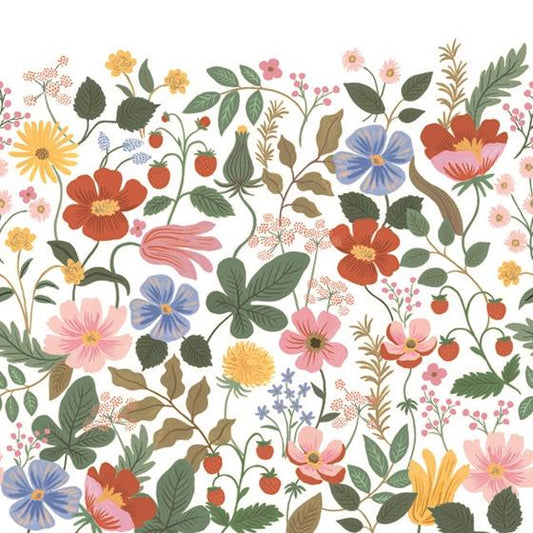 PSW1334M Strawberry Fields Premium Peel and Stick Wall Mural Rifle Paper Co. Premium Peel + Stick1 ; PSW1334M Strawberry Fields Premium Peel and Stick Wall Mural Rifle Paper Co. Premium Peel + Stick2