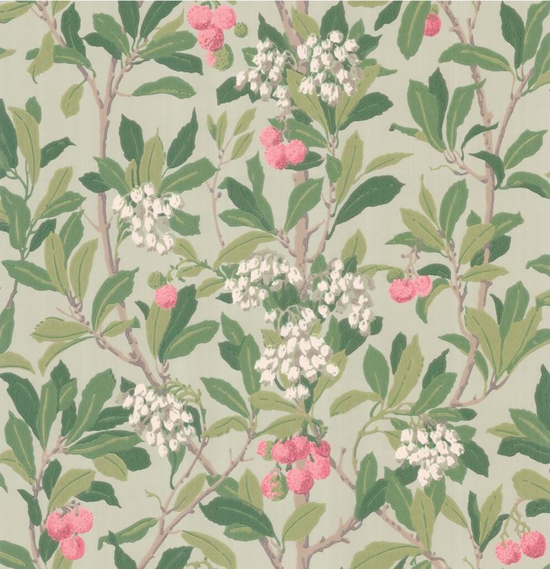 Order 100/10048 Cs Strawberry Tree Pink And Duck Egg By Cole and Son Wallpaper