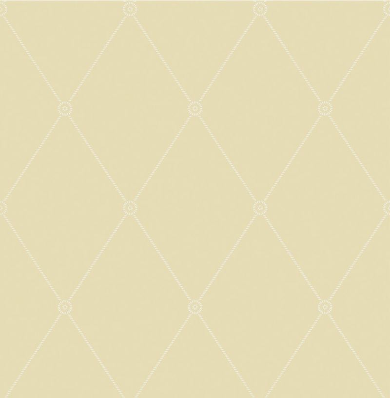 Select 100/13063 Cs Large Georgian Rope Trellis Straw By Cole and Son Wallpaper