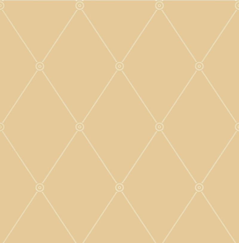 Buy 100/13064 Cs Large Georgian Rope Trellis Yellow By Cole and Son Wallpaper