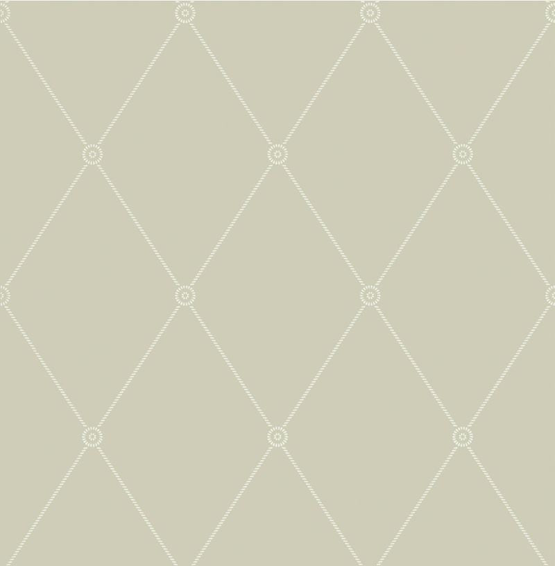 Purchase 100/13065 Cs Large Georgian Rope Trellis Olive By Cole and Son Wallpaper