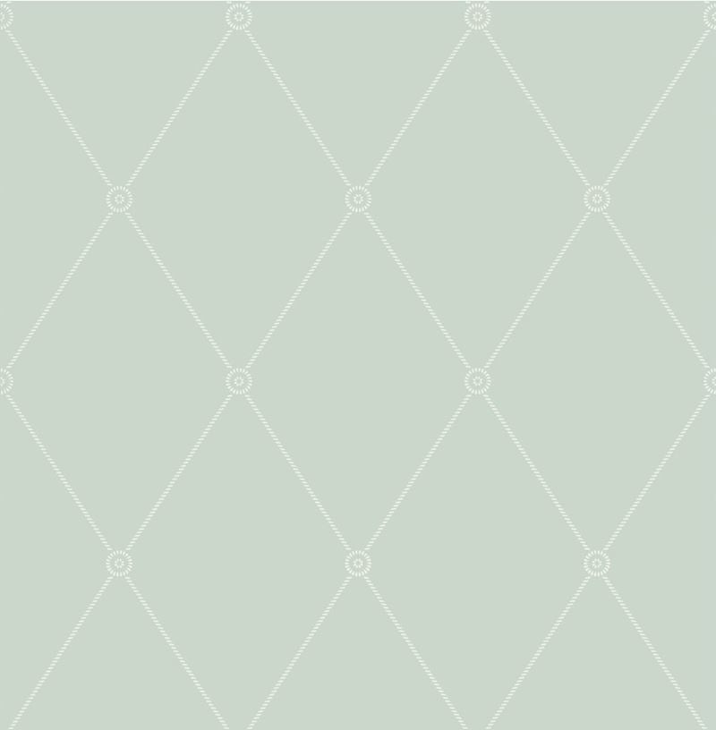 View 100/13066/Cs Large Georgian Rope Trellis Duck Egg By Cole and Son Wallpaper