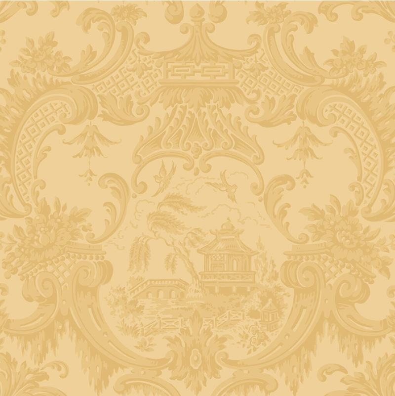 Order 100/3014 Cs Chippendale China Yellow By Cole and Son Wallpaper