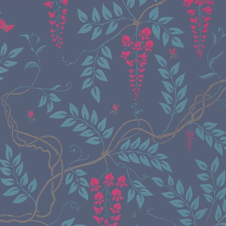 Select 100/9042 Cs Egerton Indigo By Cole and Son Wallpaper