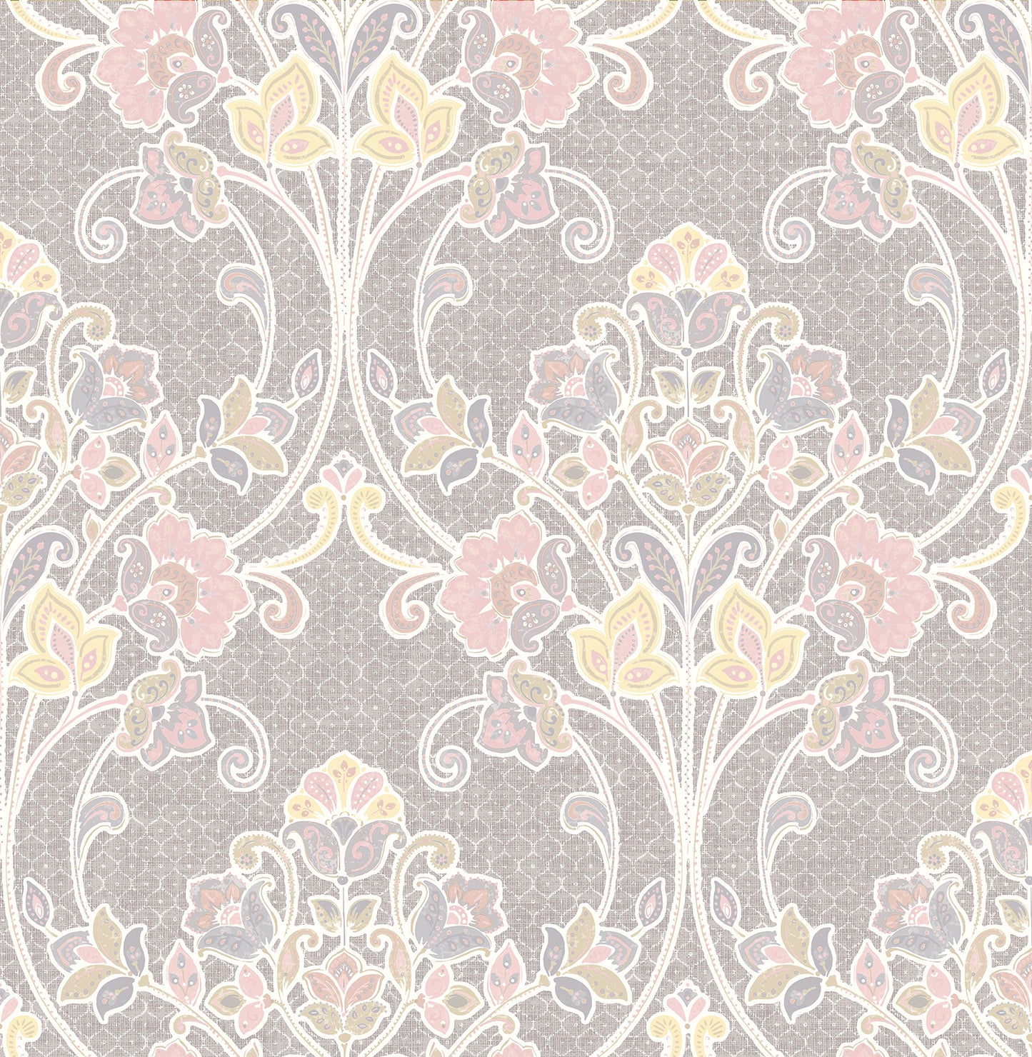 Order 1014-001809 Kismet Pink Willow Pink Nouveau Floral Wallpaper A Street Prints Wallpaper