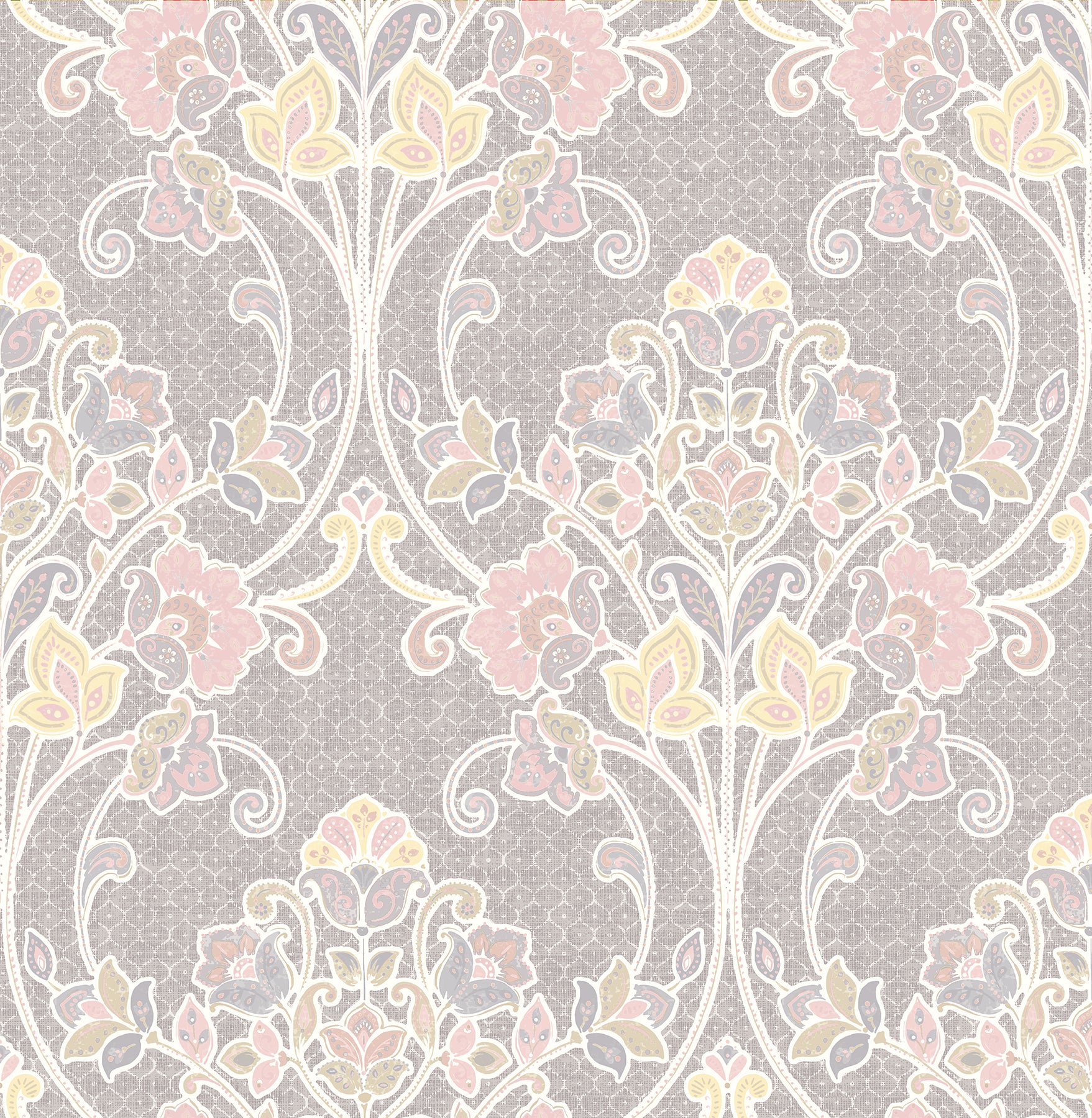 Order 1014-001809 Kismet Pink Willow Pink Nouveau Floral Wallpaper A Street Prints Wallpaper